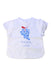 A White Short Sleeve T Shirts from Original Marines in size 3-6M for girl. (Front View)