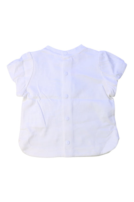 A White Short Sleeve T Shirts from Original Marines in size 3-6M for girl. (Back View)