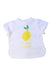 A White Short Sleeve Tops from Original Marines in size 3-6M for girl. (Front View)