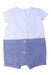 A Blue Short Sleeve Rompers from Original Marines in size 3-6M for girl. (Back View)