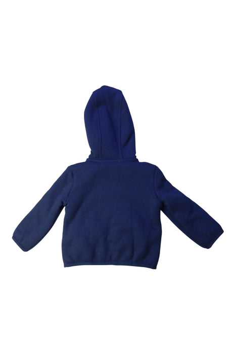 A Blue Hooded Sweatshirts from Original Marines in size 6-12M for girl. (Back View)