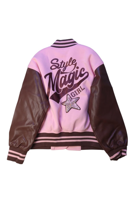 A Pink Lightweight Jackets from Original Marines in size 5T for girl. (Back View)