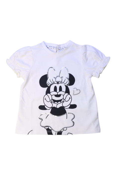 A White Short Sleeve Tops from Original Marines in size 6-12M for girl. (Front View)