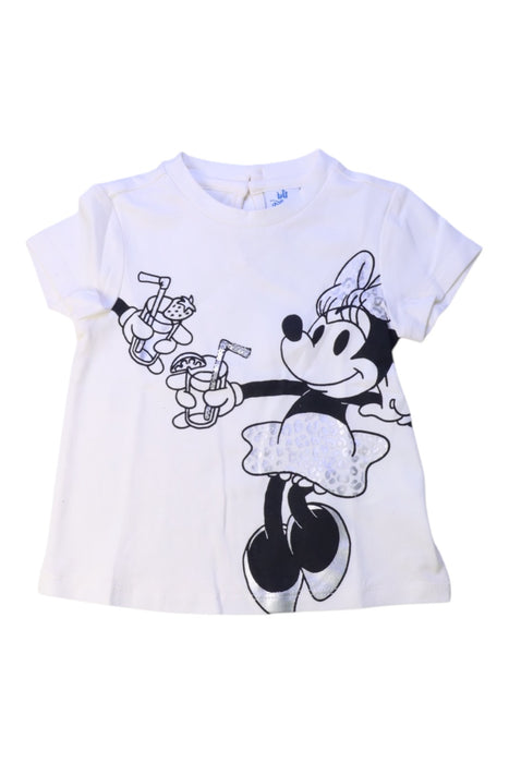 A White Short Sleeve T Shirts from Original Marines in size 6-12M for girl. (Front View)
