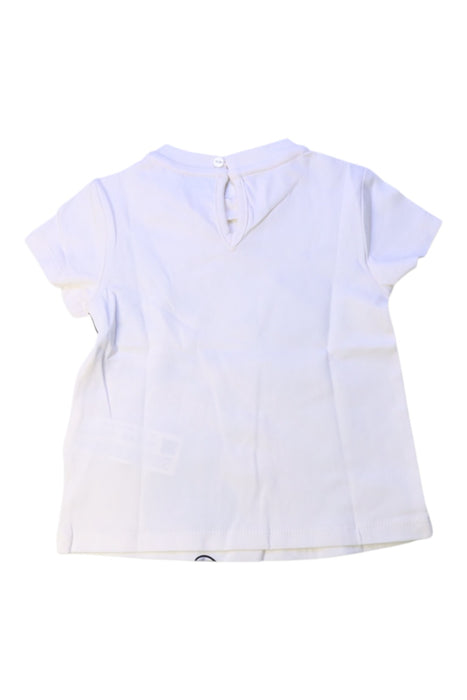 A White Short Sleeve T Shirts from Original Marines in size 6-12M for girl. (Back View)