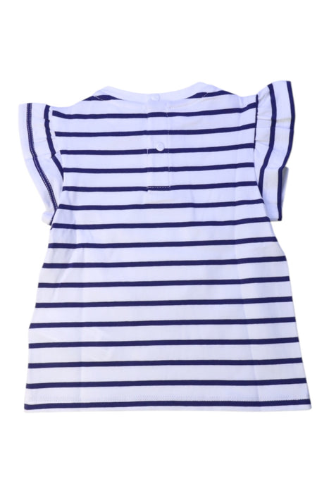 A White Short Sleeve Tops from Original Marines in size 6-12M for girl. (Back View)