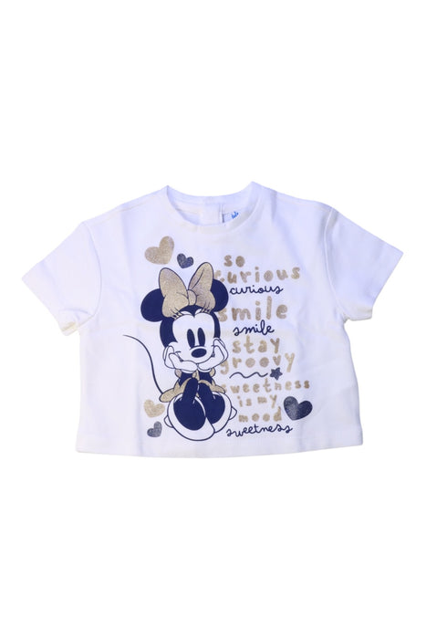 A White Short Sleeve T Shirts from Original Marines in size 6-12M for girl. (Front View)
