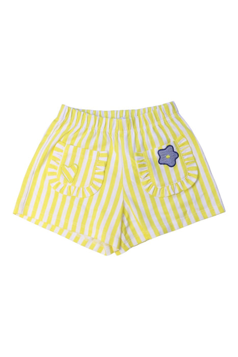 A Yellow Shorts from Original Marines in size 6-12M for girl. (Front View)