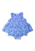 A Blue Sleeveless Rompers from Original Marines in size 3-6M for girl. (Front View)