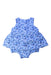 A Blue Sleeveless Rompers from Original Marines in size 3-6M for girl. (Back View)