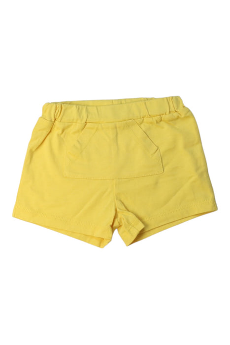 A Yellow Shorts from Original Marines in size 3-6M for girl. (Front View)