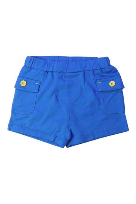 A Blue Shorts from Original Marines in size 3-6M for girl. (Front View)