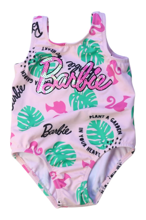 A Pink Swimsuits from Original Marines in size 6-12M for girl. (Front View)