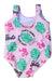 A Pink Swimsuits from Original Marines in size 6-12M for girl. (Back View)
