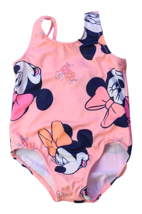 A Pink Swimsuits from Original Marines in size 6-12M for girl. (Front View)