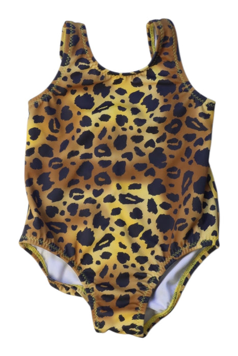 A Brown Swimsuits from Original Marines in size 6-12M for girl. (Front View)