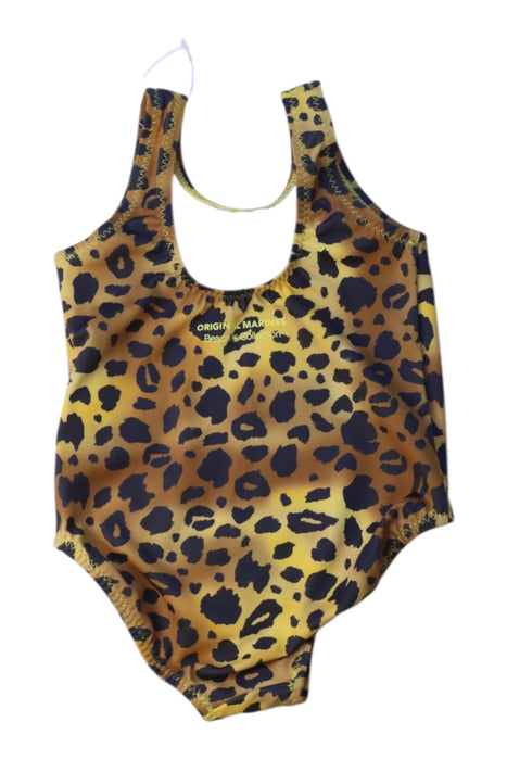 A Brown Swimsuits from Original Marines in size 6-12M for girl. (Back View)