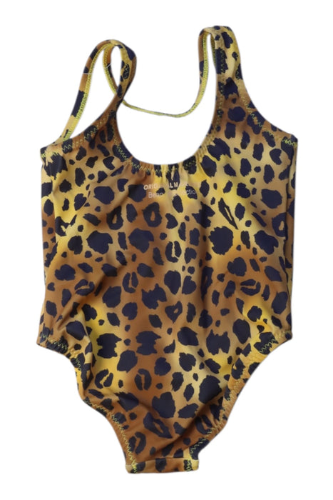 A Yellow Swimsuits from Original Marines in size 6-12M for girl. (Back View)
