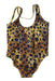 A Yellow Swimsuits from Original Marines in size 6-12M for girl. (Back View)