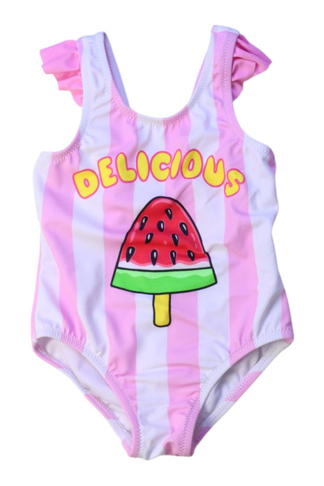A Pink Swimsuits from Original Marines in size 6-12M for girl. (Front View)