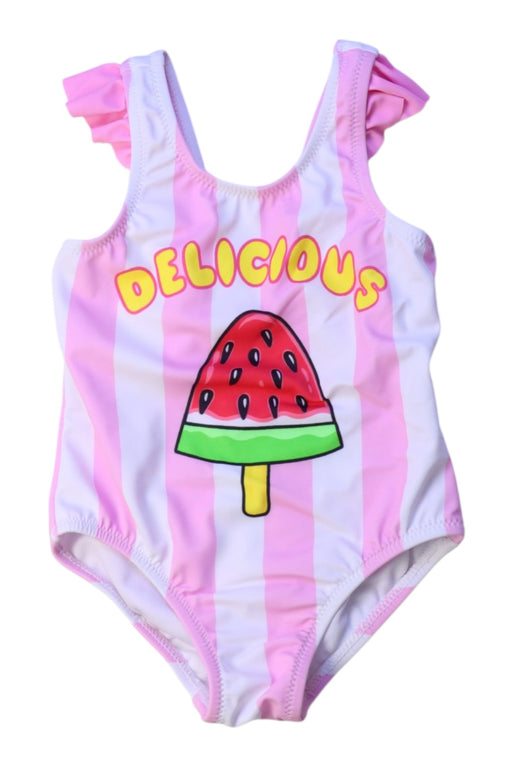 A Pink Swimsuits from Original Marines in size 6-12M for girl. (Front View)