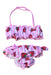 A Pink Bikinis from Original Marines in size 6-12M for girl. (Front View)
