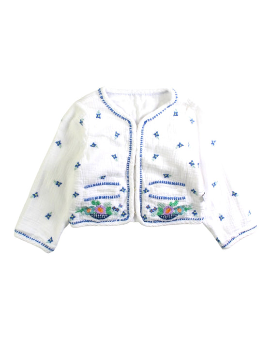 A White Lightweight Jackets from Stella McCartney in size 2T for girl. (Front View)