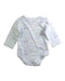 A White Long Sleeve Bodysuits from Janie & Jack in size 3-6M for neutral. (Back View)