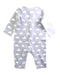 A Grey Onesies from Blue Dog Baby in size 6-12M for boy. (Back View)
