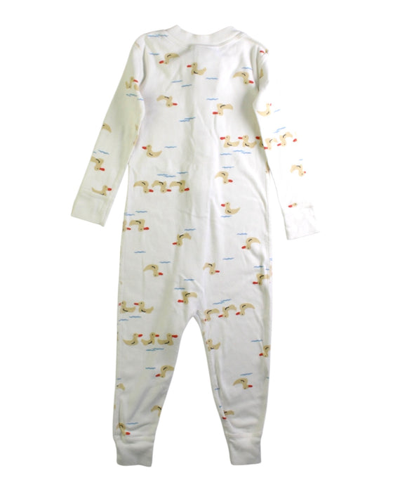 A White Onesies from Hanna Andersson in size 2T for neutral. (Back View)