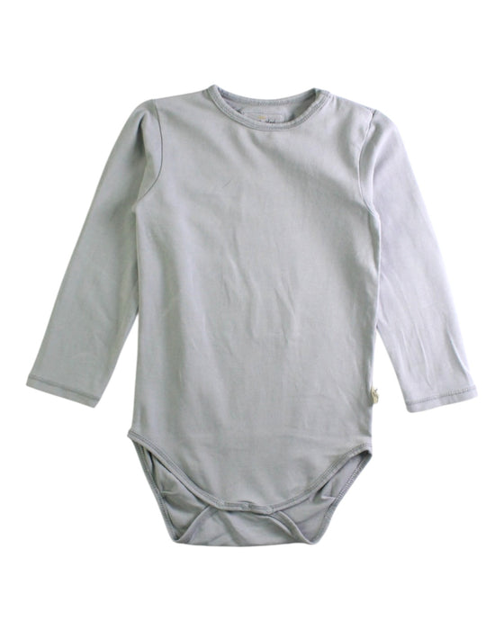 A Grey Long Sleeve Bodysuits from Konges Sløjd in size 12-18M for neutral. (Front View)