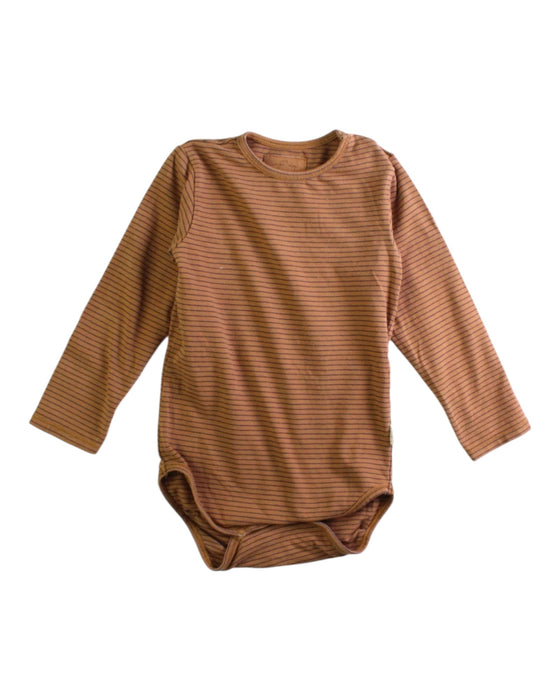 A Brown Long Sleeve Bodysuits from Konges Sløjd in size 12-18M for neutral. (Front View)
