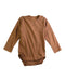 A Brown Long Sleeve Bodysuits from Konges Sløjd in size 12-18M for neutral. (Front View)