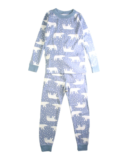 A Blue Pyjama Sets from Hanna Andersson in size 5T for neutral. (Front View)