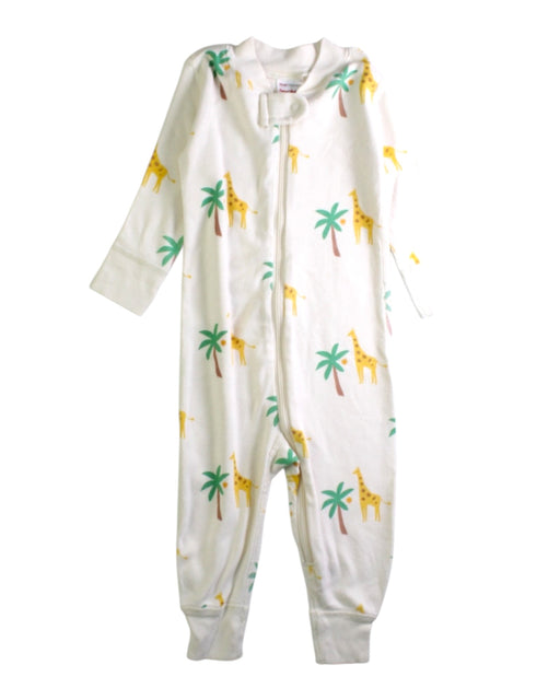 A White Onesies from Hanna Andersson in size 6-12M for neutral. (Front View)