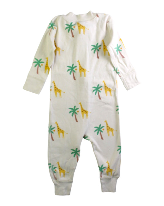 A White Onesies from Hanna Andersson in size 6-12M for neutral. (Back View)