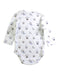 A White Long Sleeve Bodysuits from Janie & Jack in size 3-6M for neutral. (Back View)