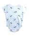A White Short Sleeve Bodysuits from Hanna Andersson in size 3-6M for boy. (Back View)