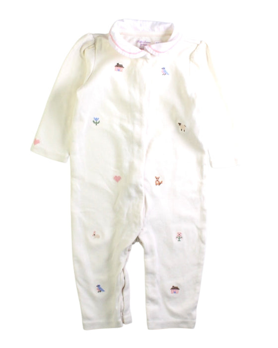 A White Onesies from Ralph Lauren in size 6-12M for girl. (Front View)