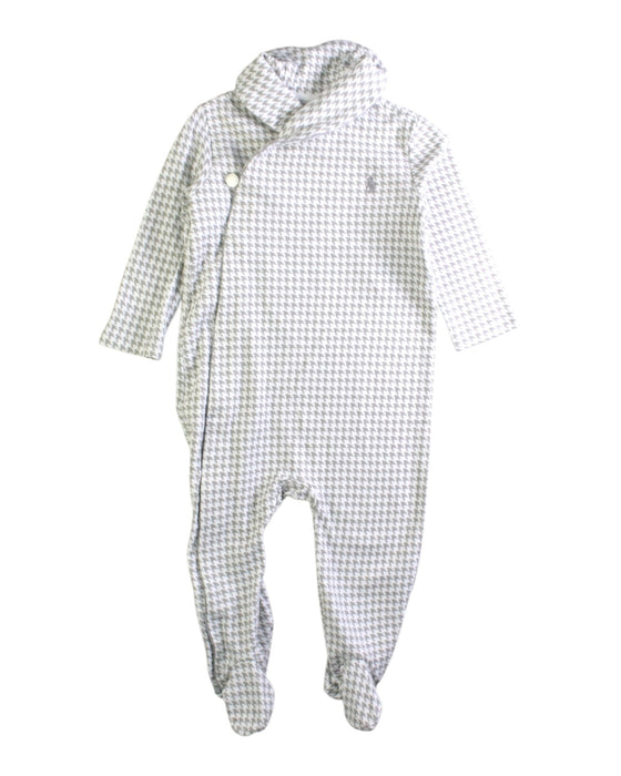 A White Onesies from Ralph Lauren in size 6-12M for boy. (Front View)