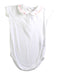 A White Short Sleeve Bodysuits from Bonpoint in size 6-12M for girl. (Front View)