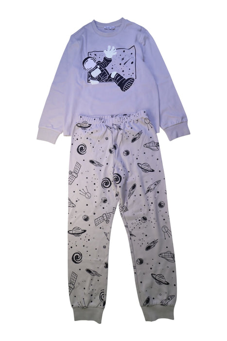 A Grey Pyjama Sets from Original Marines in size 7Y for boy. (Front View)