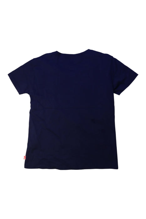 A Navy Short Sleeve T Shirts from Billieblush in size 10Y for girl. (Back View)
