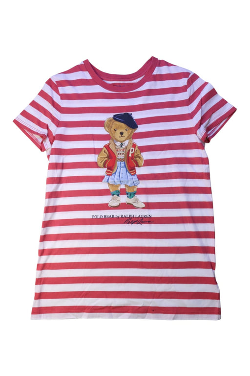 A Red Short Sleeve T Shirts from Polo Ralph Lauren in size 12Y for girl. (Front View)