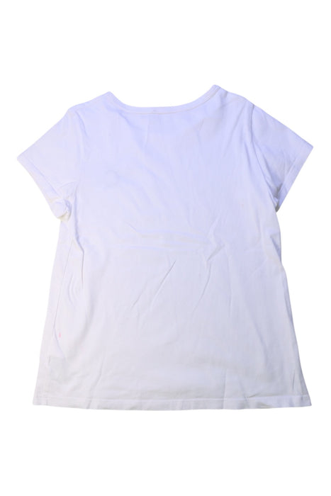 A White Short Sleeve T Shirts from Chloe in size 10Y for girl. (Back View)