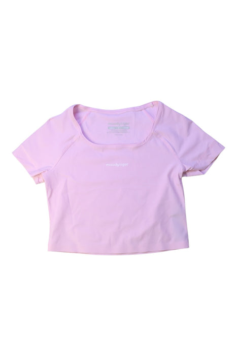 A Pink Active Tops from Moody Tiger in size 6T for girl. (Front View)