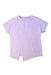 A White Short Sleeve T Shirts from Moody Tiger in size 5T for girl. (Front View)
