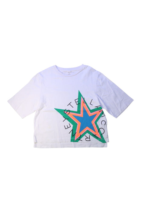 A White Short Sleeve T Shirts from Stella McCartney in size 8Y for girl. (Front View)
