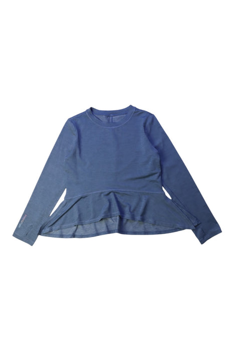 A Blue Long Sleeve Tops from Moody Tiger in size 4T for girl. (Front View)