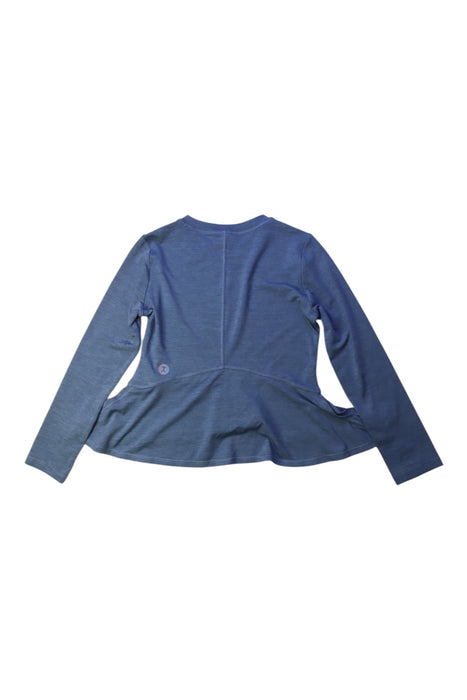 A Blue Long Sleeve Tops from Moody Tiger in size 4T for girl. (Back View)